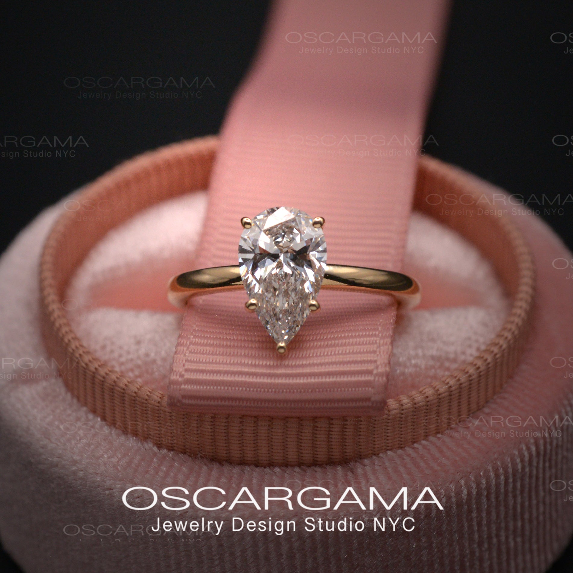 Classic Solitaire Diamond Pear Shape