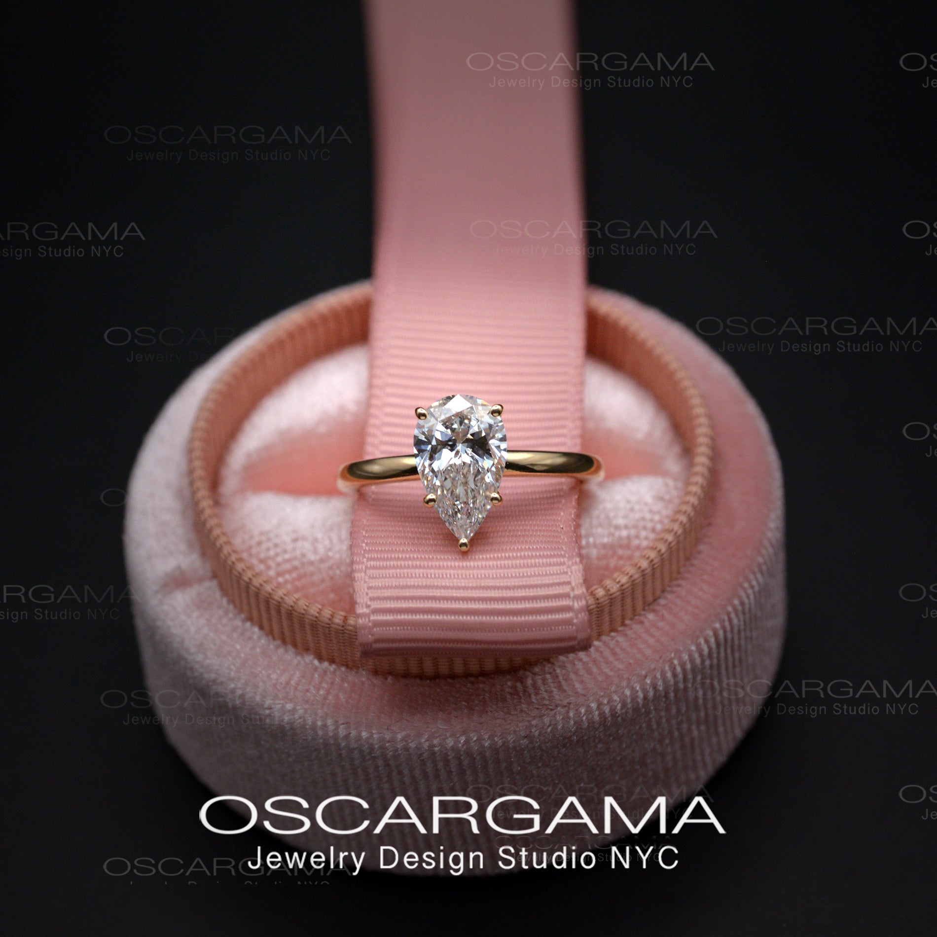 Classic Solitaire Diamond Pear Shape