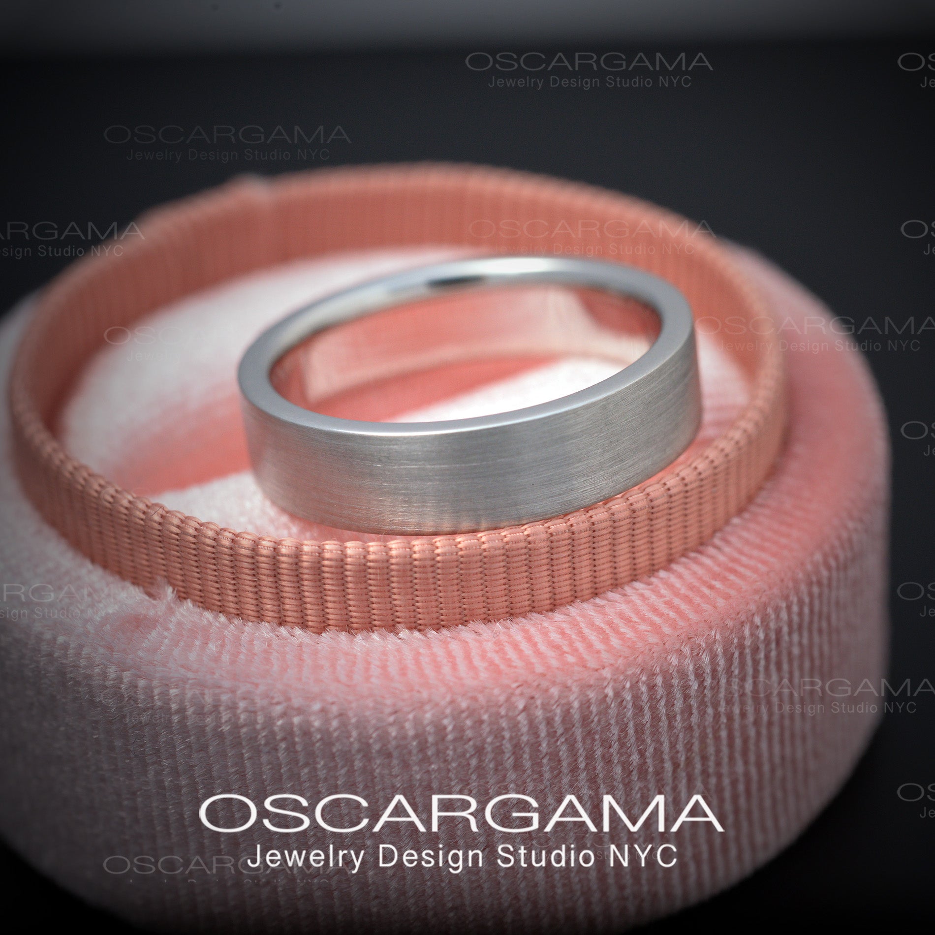 Man Satting Wedding band