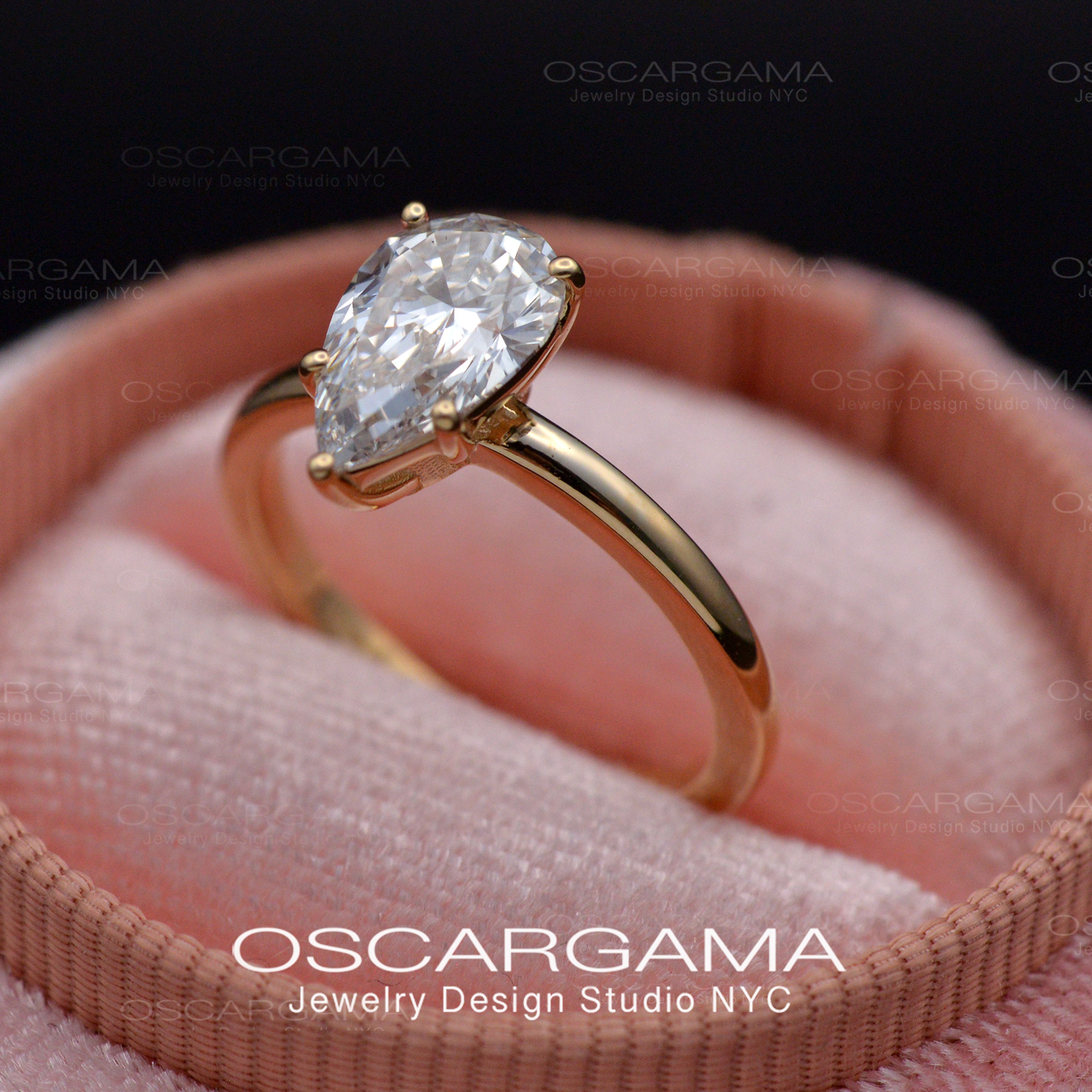 Classic Solitaire Diamond Pear shape