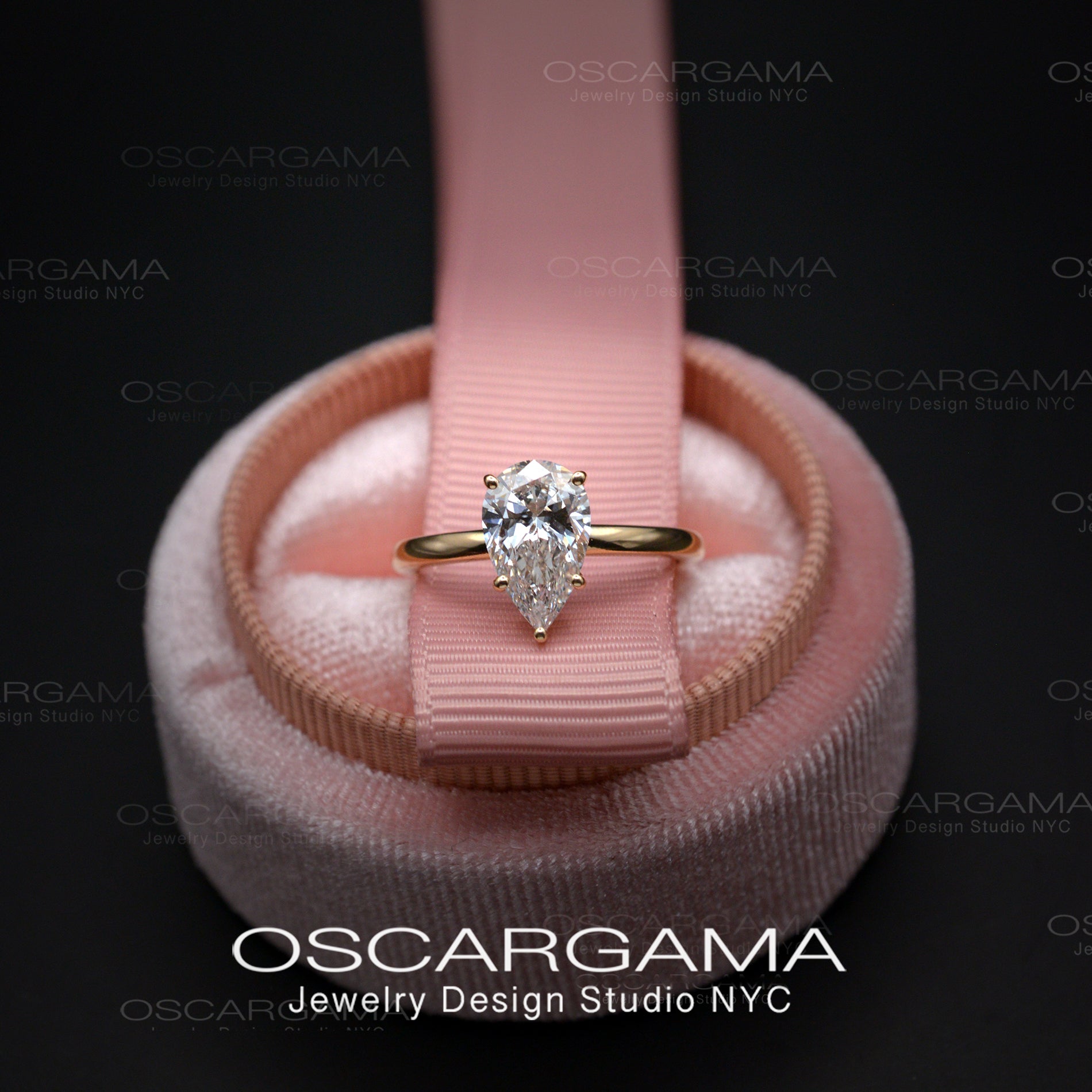 Classic Solitaire Diamond Pear shape