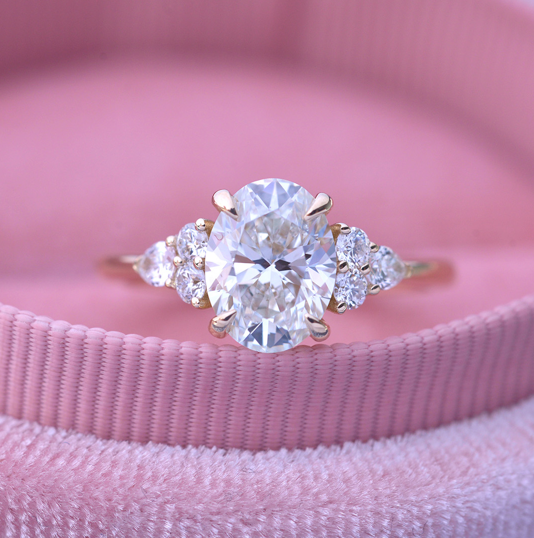 Oval Diamond GIA Engagement Ring | Custom Style