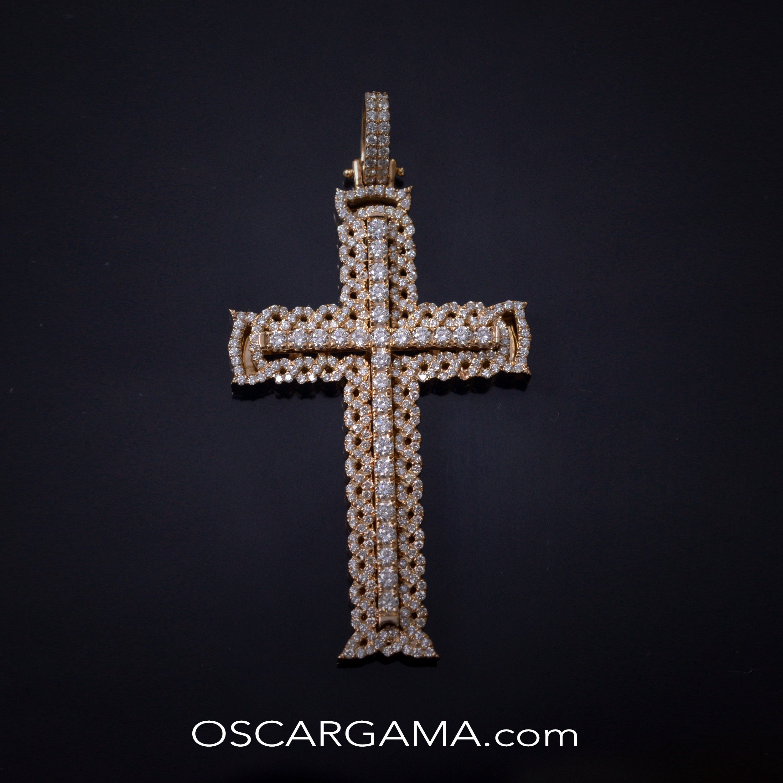 Custom-made Celtic-style Cross hand made.