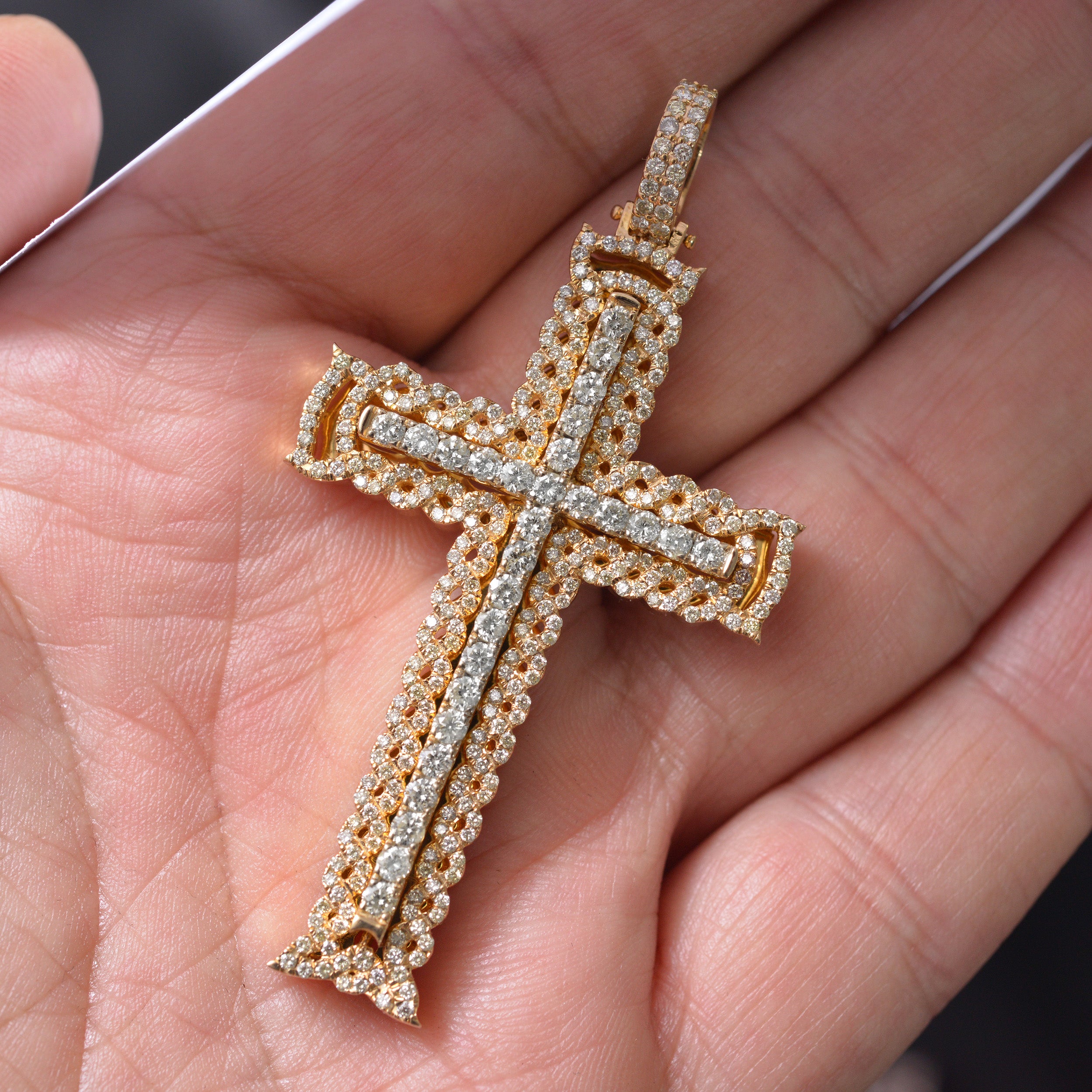 Custom-made Celtic-style Cross hand made.