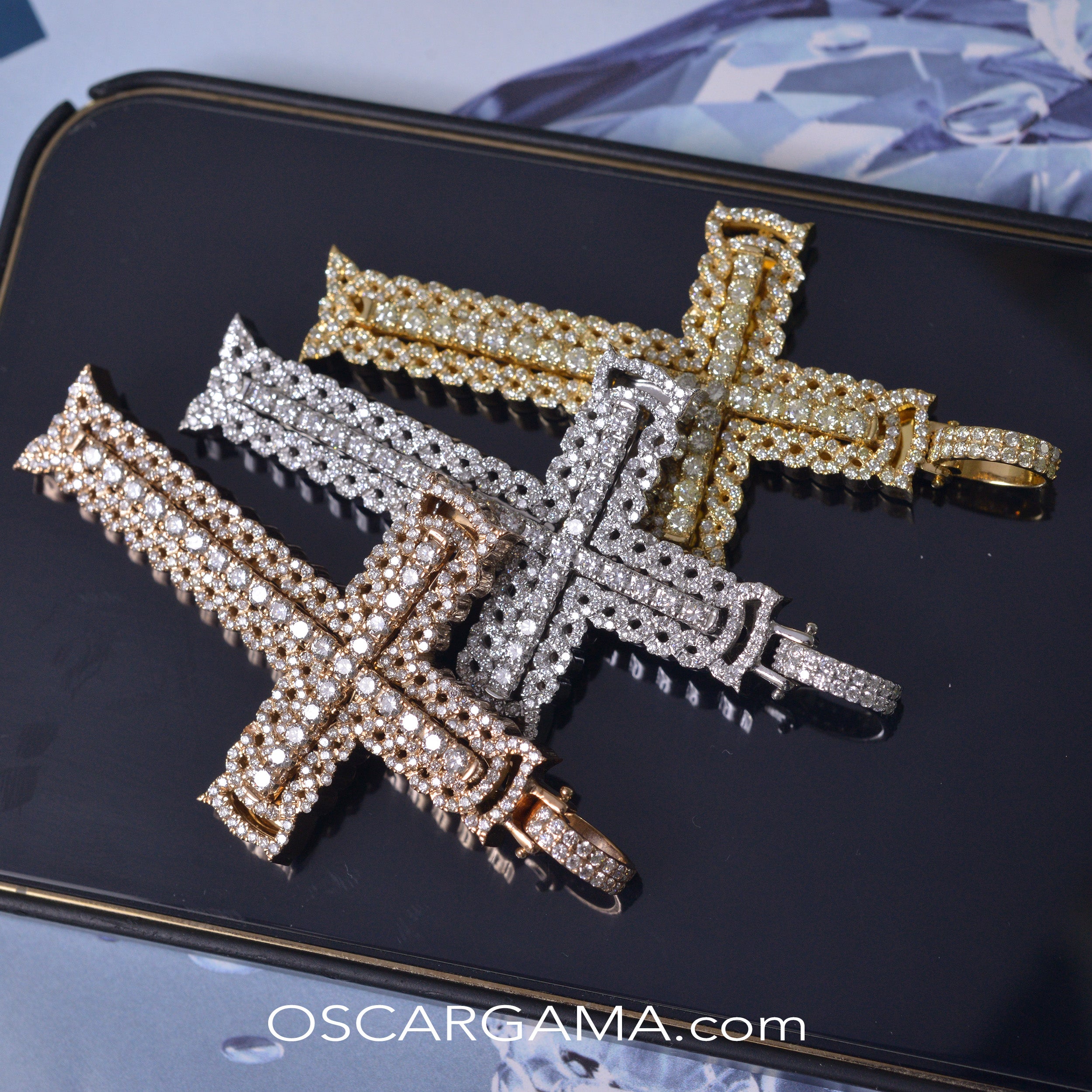 Custom-made Celtic-style Cross hand made.