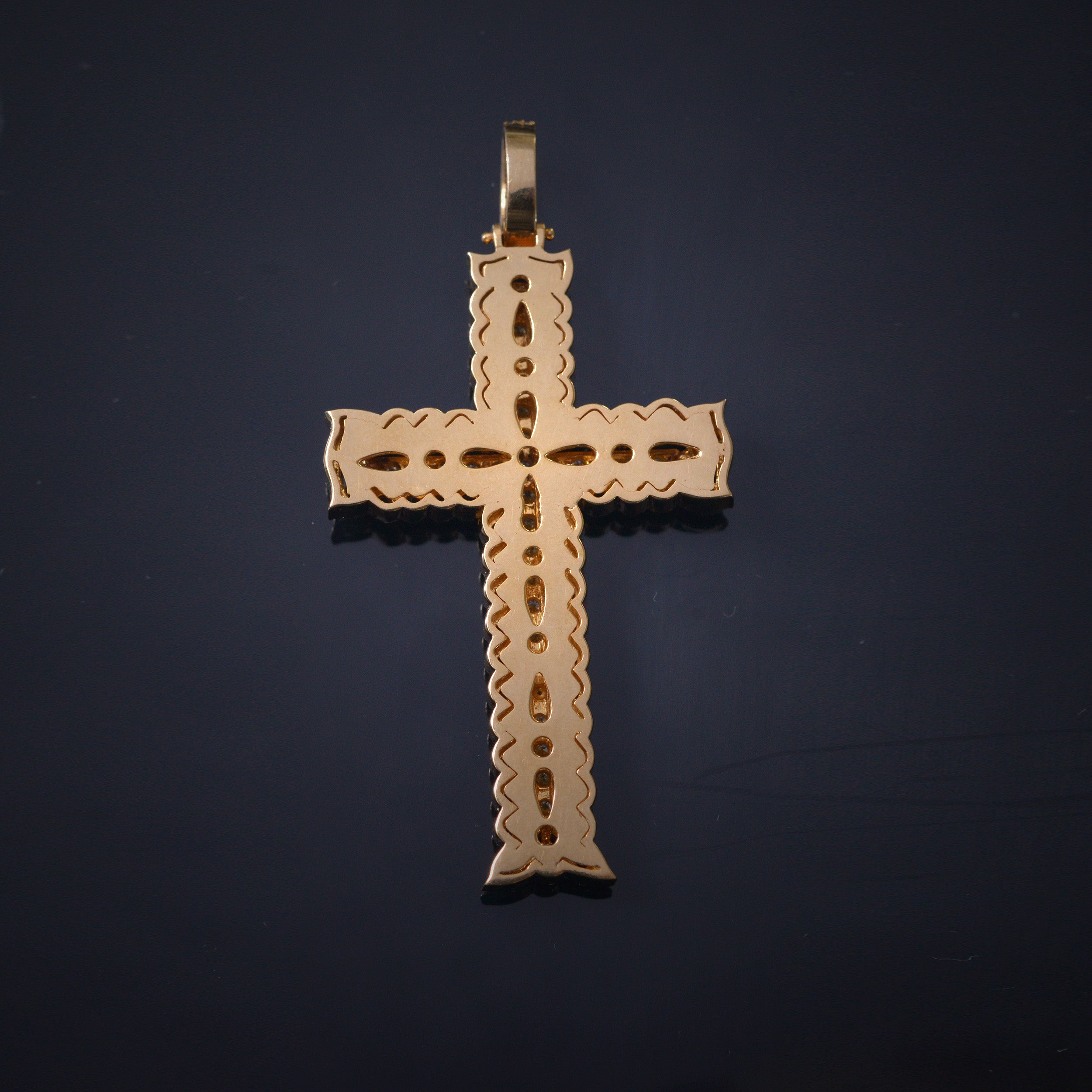 Custom-made Celtic-style Cross hand made.