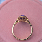 Tanzanite oval Engagement Ring bridal rose gold 